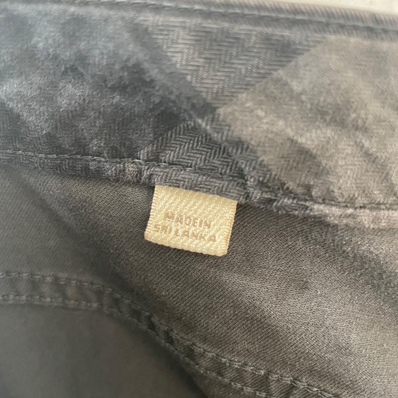 BURBERRY {38R} Men's Cotton Pants / Jeans Styling Charcoal Gray Straight Leg - Picture 5 of 8